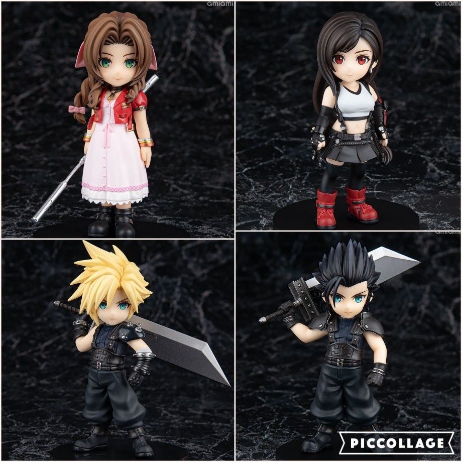 CÓ VIDEO 16cm FULLBOX [ Hỏa tốc HCM ] Mô hình nhân vật Final Fantasy VII Remake