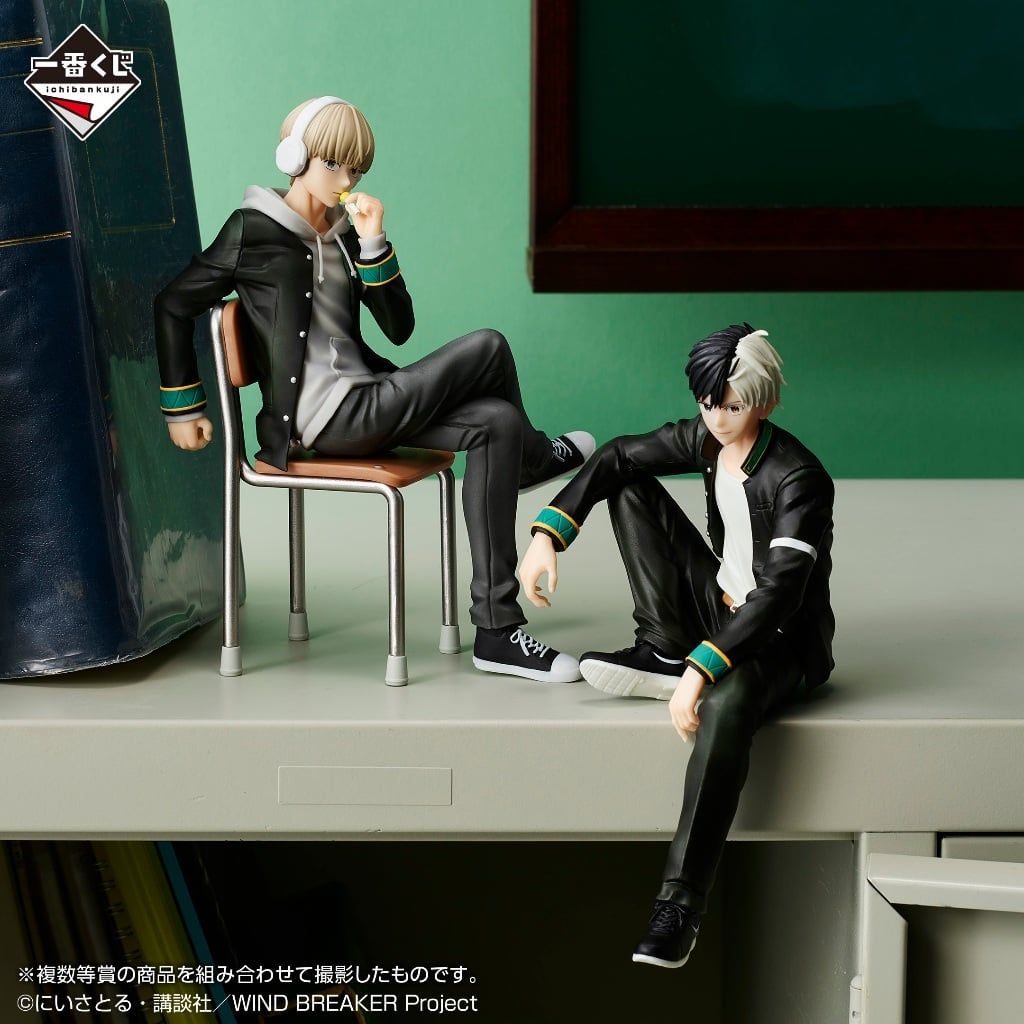 16cm [ hỏa tốc hcm ] Mô hình nhân vật WIND BREAKER - Sakura Haruka, Kaji Ren