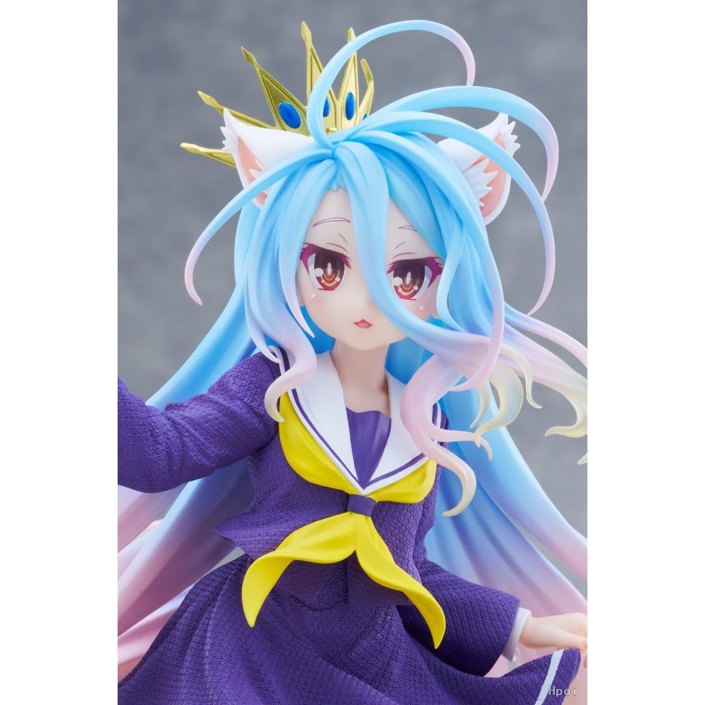 18cm FULLBOX [ hỏa tốc hcm ][ Vũ Trí Ba ] Mô hình nhân vật  No Game No Life - Shiro - Nekomimi Seifuku ver.