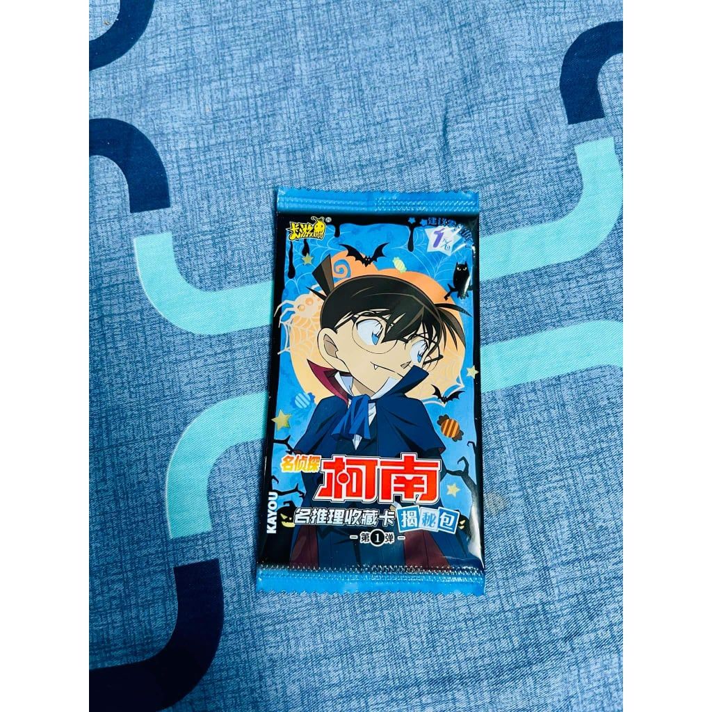 mua 5 tặng 1 [Chính hãng] Gói kayou 3 thẻ random nhân vật anime Thám tử lừng danh Conan