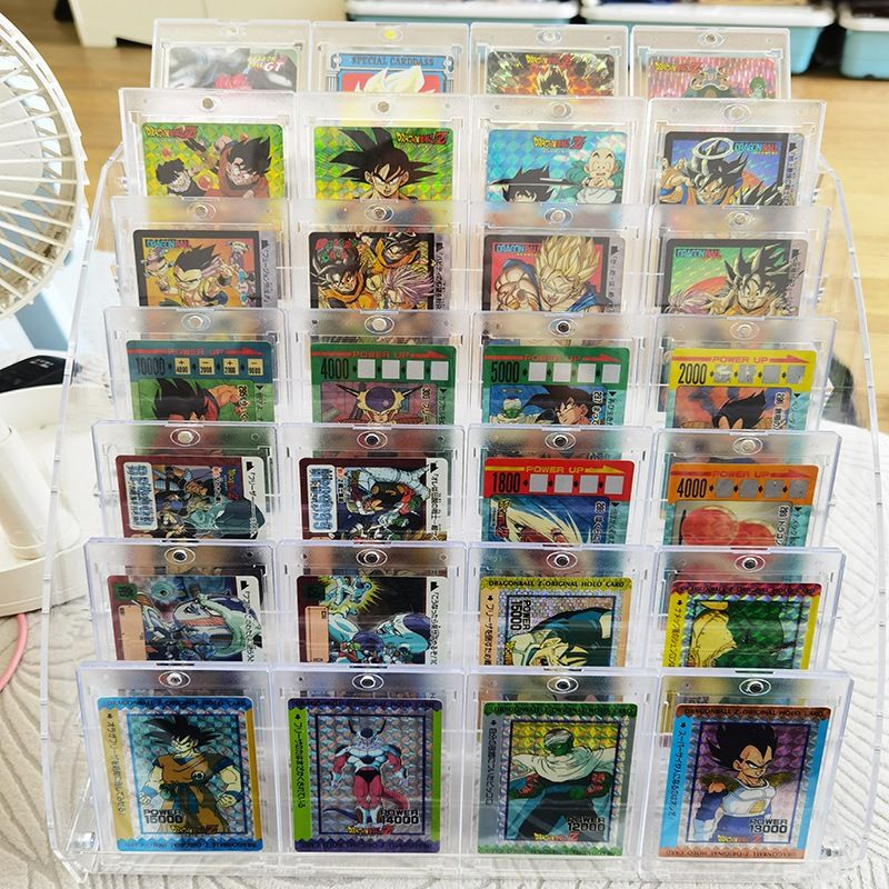 CÓ VIDEO [ Hỏa tốc ][ Vũ Trí Ba ] Kệ mica trưng bày thẻ pokemon yugioh anime k Pop huy hiệu thiệp