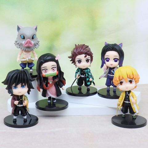 nendoroid 10cm [ Vũ Trí Ba ] Mô hình Tanjiro Nezuko Zenitsu Inosuke Shinobu Giyu - Kimetsu no Yaiba chibi