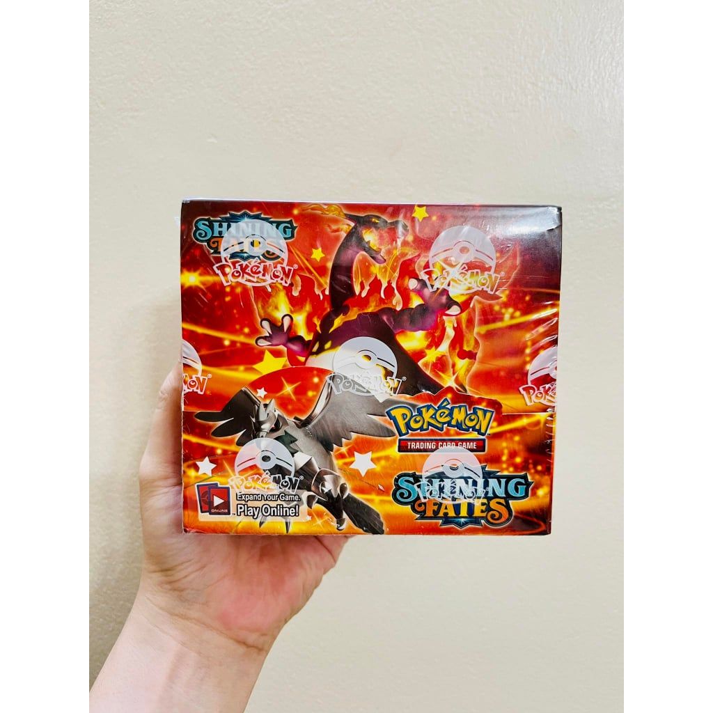Tặng 10 THẺ NĂNG LƯỢNG [ hỏa tốc HCM ] Vũ Trí Ba Hộp 360 thẻ Pokemon shining fate Cao Cấp Siêu Đẹp