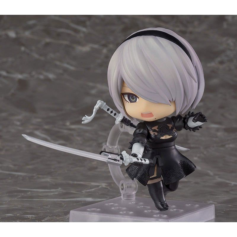 12cm FuLL BoX [ Vũ Trí Ba ] Mô Hình nhân vật Nendoroid - NieR:Automata - 2B  (YoRHa No.2 Type B)