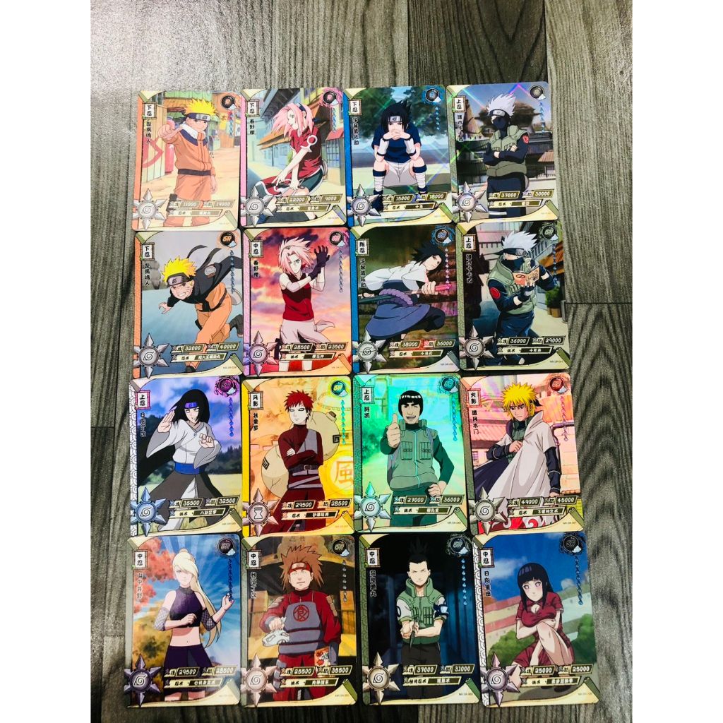 Thẻ lẻ đặc biệt Naruto độ hiếm cao AR, OR, LR, HR, SP, CP