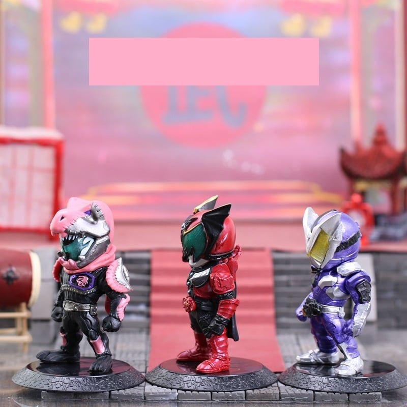 mua 4 tặng 1 [ hỏa tốc hcm ] Mô Hình Kamen Rider Chibi Emperor Kiva W Decade Diend Zi-oh Faiz 10cm