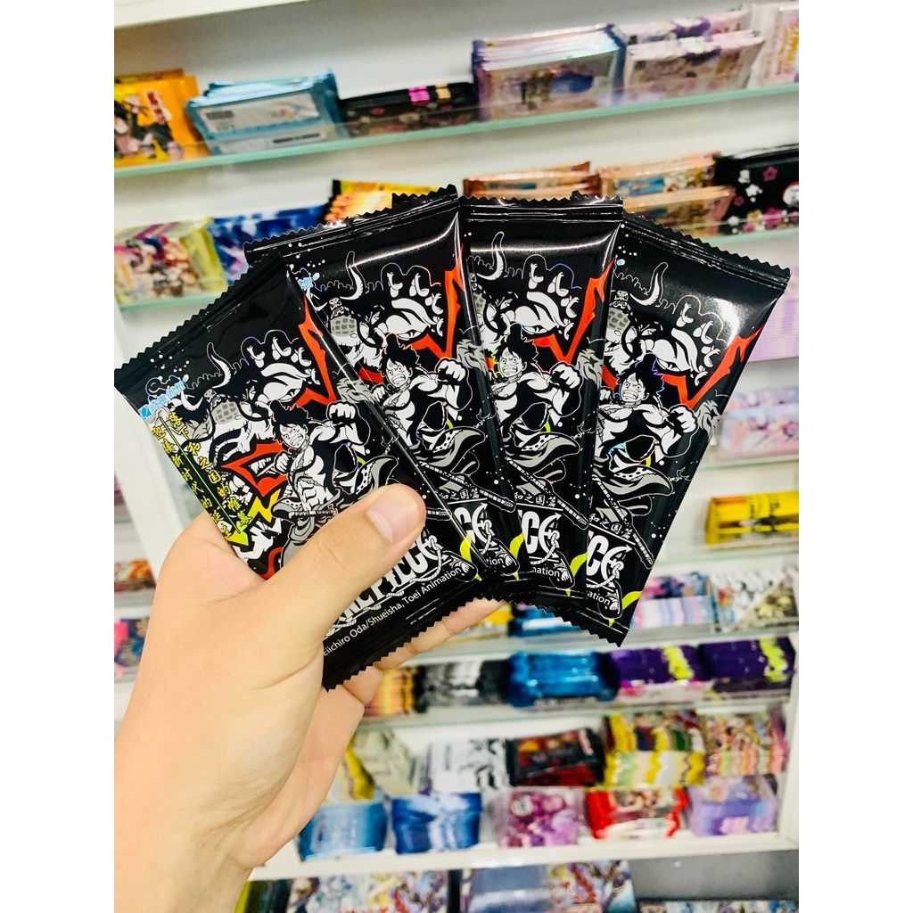 có video [ hỏa tốc hcm ][ >24 mẫu ] Hộp Thẻ Bài 5 ảnh thẻ nhân phẩm Anime One Piece Film RED