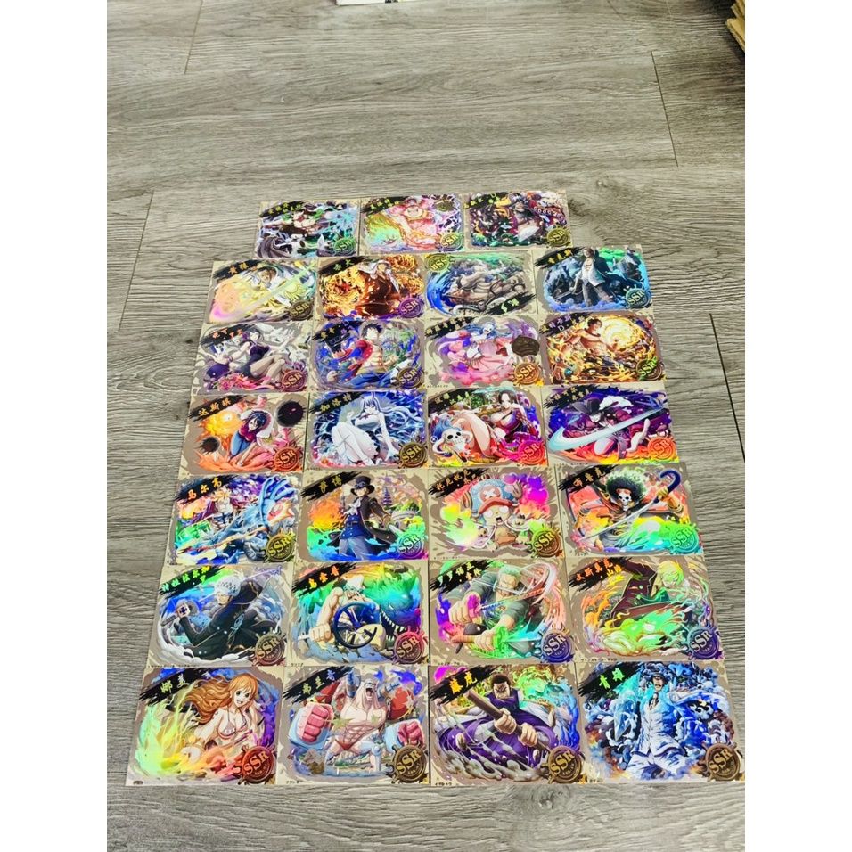 Thẻ lẻ đặc biệt One Piece Flim Red độ hiếm cao SSR,GR,UR,thẻ kim loại,mạ vàng