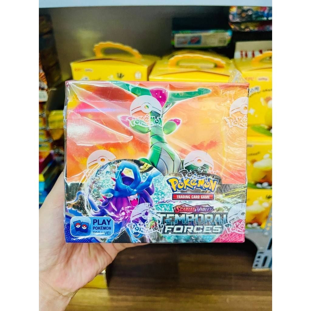 Tặng 10 THẺ NĂNG LƯỢNG [ hỏa tốc HCM ] Hộp 360 thẻ Pokemon Temporal Forces Cao Cấp Siêu Đẹp