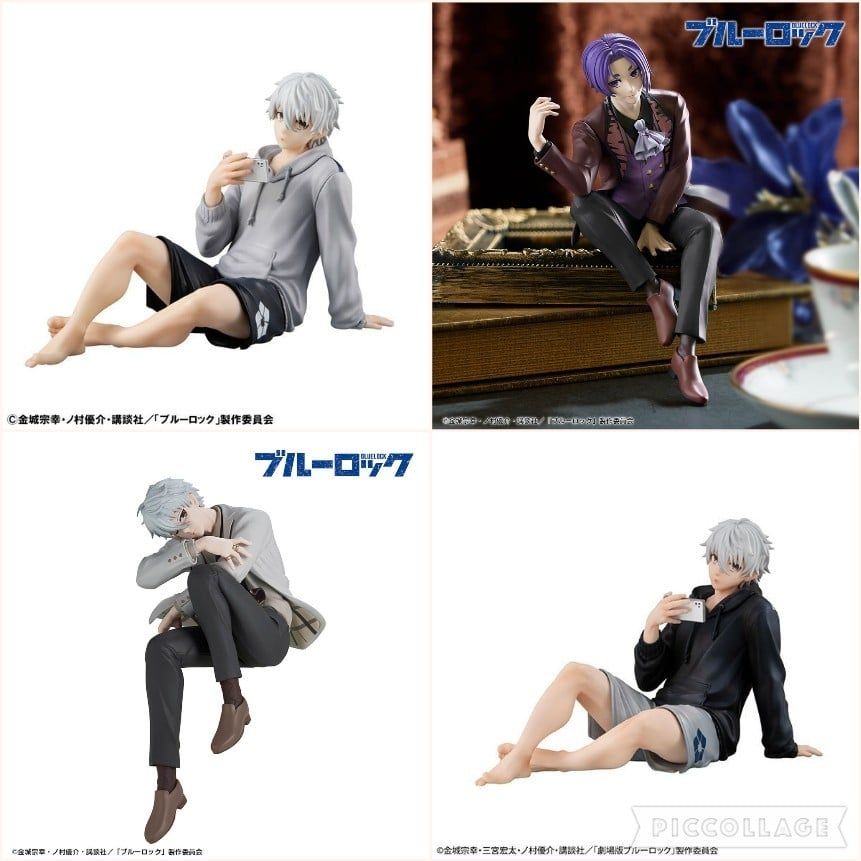 FULL BOX 15cm [ Hỏa tốc HCM ][ Vũ Trí Ba ] Mô Hình Blue Lock Episode Nagi Seishirou ngồi bluelock