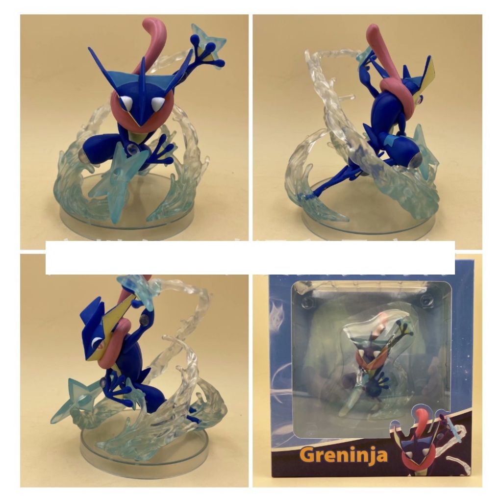 Full Box 18cm [ hỏa tốc hcm ][ Vũ Trí Ba ] Mô hình pokemon ếch ninja Greninja cấp 3