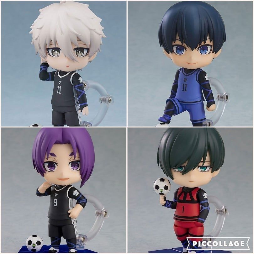 >6 mẫu FULL BOX [ hỏa tốc hcm Vũ Trí Ba Mô hình Nendoroid Blue Lock yoichi rin leo Nagi 12cm