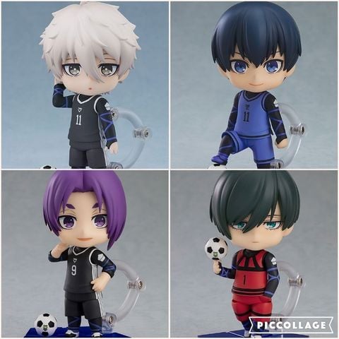 >6 mẫu FULL BOX [ hỏa tốc hcm Vũ Trí Ba Mô hình Nendoroid Blue Lock yoichi rin leo Nagi 12cm