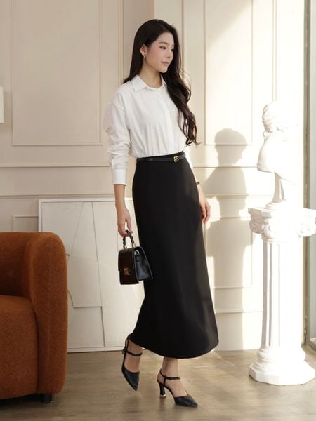 Áo Sơ Mi Công Sở Linen Tay Dài - AAG27H