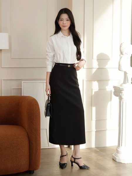 Áo Sơ Mi Công Sở Linen Tay Dài - AAG27H