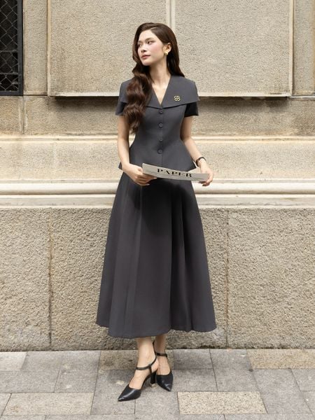 Áo Kiểu Công Sở Cotton Tay Ngắn - AAH26A - 3