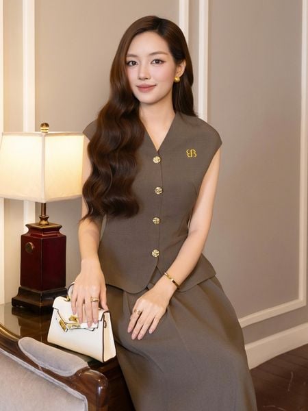 Áo Gile Công Sở Cotton Tay Dơi - AAI24B - 6