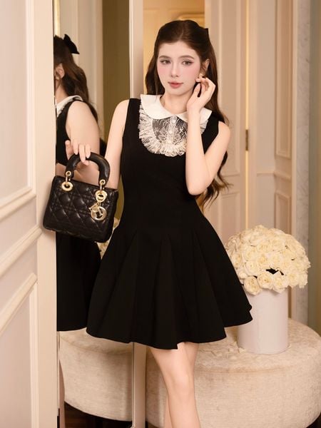 Trực diện Đầm xòe tiệc ngắn dáng xoè phồng D4579D