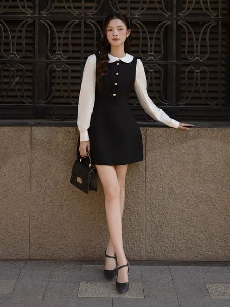  Áo sơ mi công sở linen cổ sen AAC24A 
