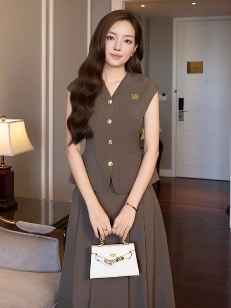 Áo Gile Công Sở Cotton Tay Dơi - AAI24B - 6