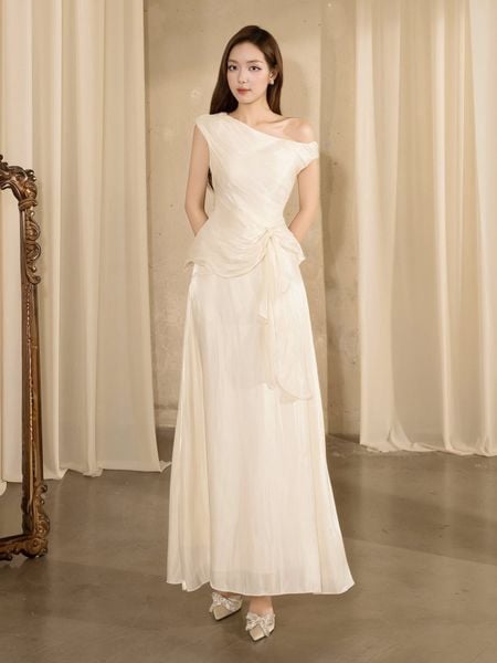 Set Tiệc Voan Dài Xòe Ánh Nhũ - KAK10A - 1