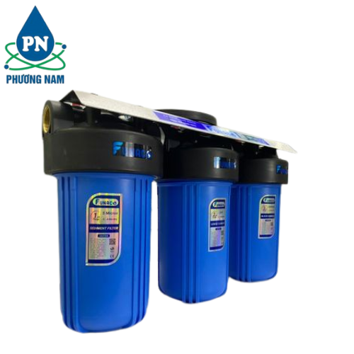 Bộ Lọc Tổng 3 Cấp Biglue 10inch Funaco (Xanh)