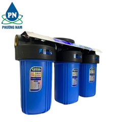 Bộ Lọc Tổng 3 Cấp Biglue 10inch Funaco (Xanh)