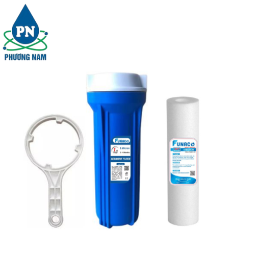 Cốc Lọc Đơn Funaco 10inch Xanh