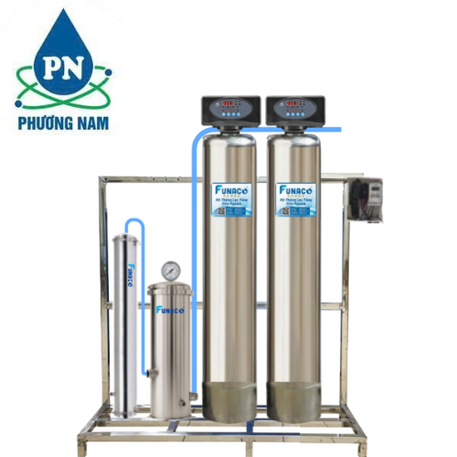 Bộ Lọc Tổng Funaco Inox FN1054-2 - Van Tự Động
