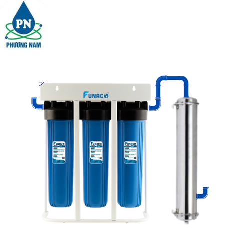 Lọc Nước Đầu Nguồn 3 Cấp Biglue UF- 4000L/h Funaco