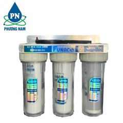Bộ Lọc Thô 3 Cấp 10inch Funaco - 3 Cốc Trong