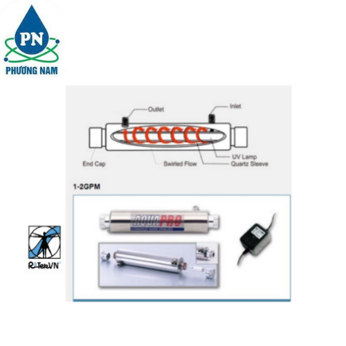 Bộ Đèn UV 2GPM - 14W AQUAPRO