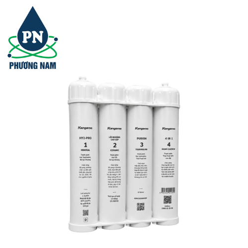 Bộ 4 Lõi Lọc Nước Kangaroo Max Hydrogen