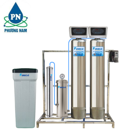 Bộ Lọc Làm Mềm Nước Funaco Inox FN848-2