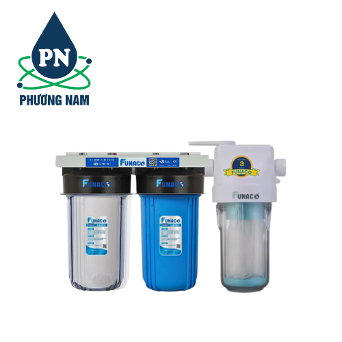 Combo Lọc Nước Đầu Nguồn 2 Cấp UF 1200L/h Funaco