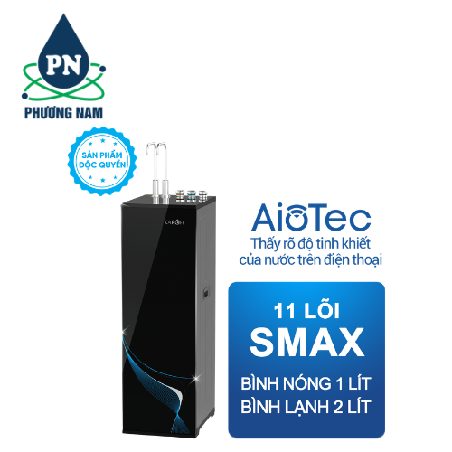 Máy Lọc Nước Nóng Lạnh Karofi KAD-GB65 Aiotec - 11 Lõi