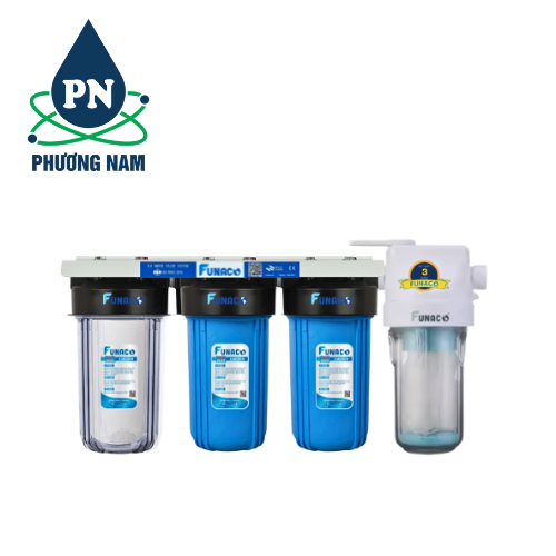 Combo Lọc Nước Đầu Nguồn 3 Cấp UF 1200L/h Funaco
