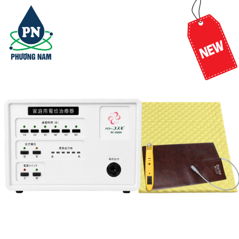 Máy Xung Điện Trị Liệu Nhật Bản PC-13000 (White) New - Thảm Ngắn