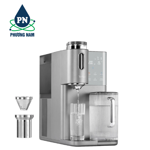Máy Lọc Nước Để Bàn Đa Năng Tefal Pure Water Plus BR653BY0 (Nóng Lạnh, Pha Trà, Cà Phê)