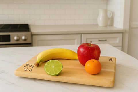 Thớt chữ nhật cho bé Gỗ Đức Thành 05021