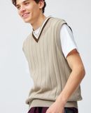  10.08.24 - VTG OVERSIZED KNIT VEST - GU BY UNIQLO 