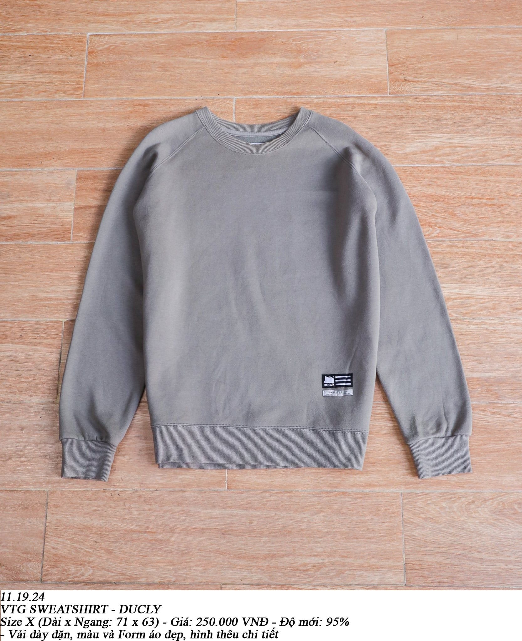  11.19.24 - VTG SWEATSHIRT - DUCLY 