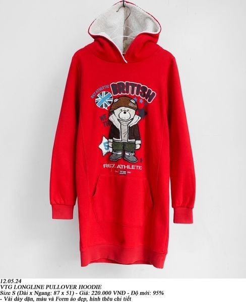  12.05.24 - VTG LONGLINE PULLOVER HOODIE 