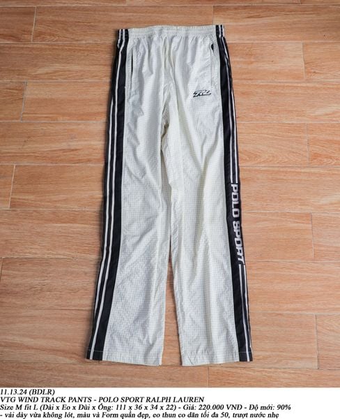  11.11.24 - VTG WIND TRACK PANTS - POLO SPORT RALPH LAUREN 