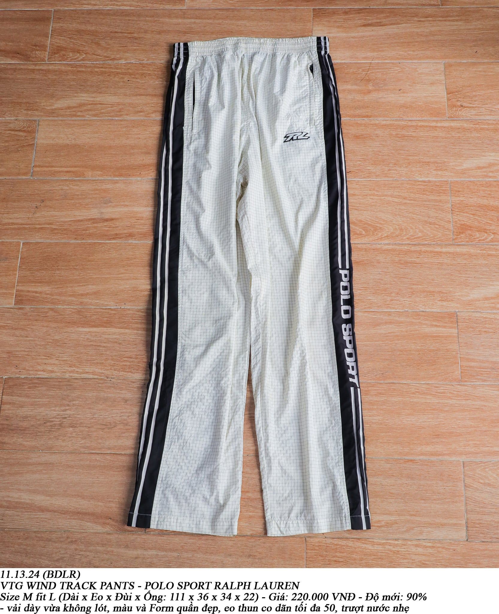  11.11.24 - VTG WIND TRACK PANTS - POLO SPORT RALPH LAUREN 