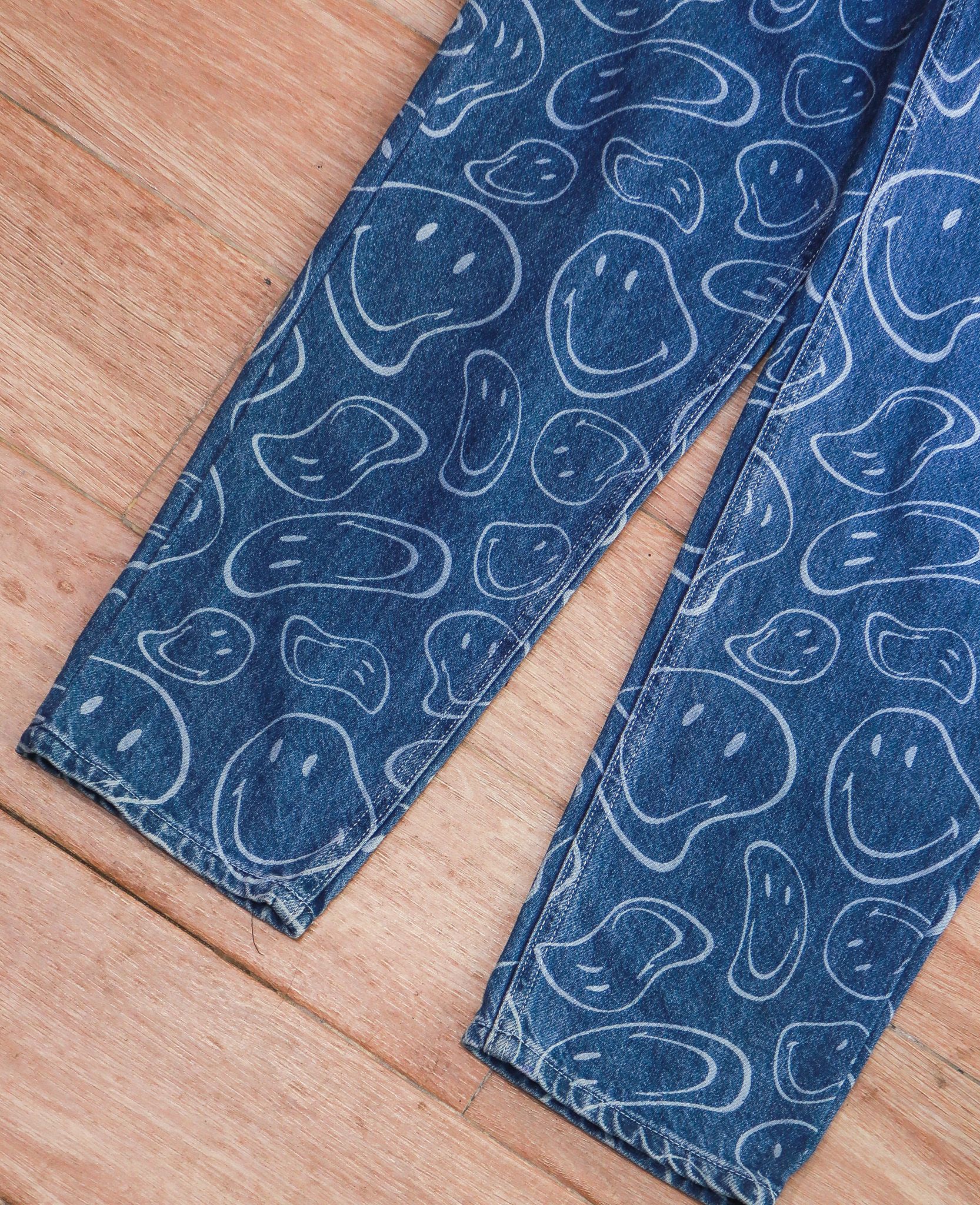  [PASS ĐỒ] - DENIM PANTS - PULL & BEAR X SMILEY 