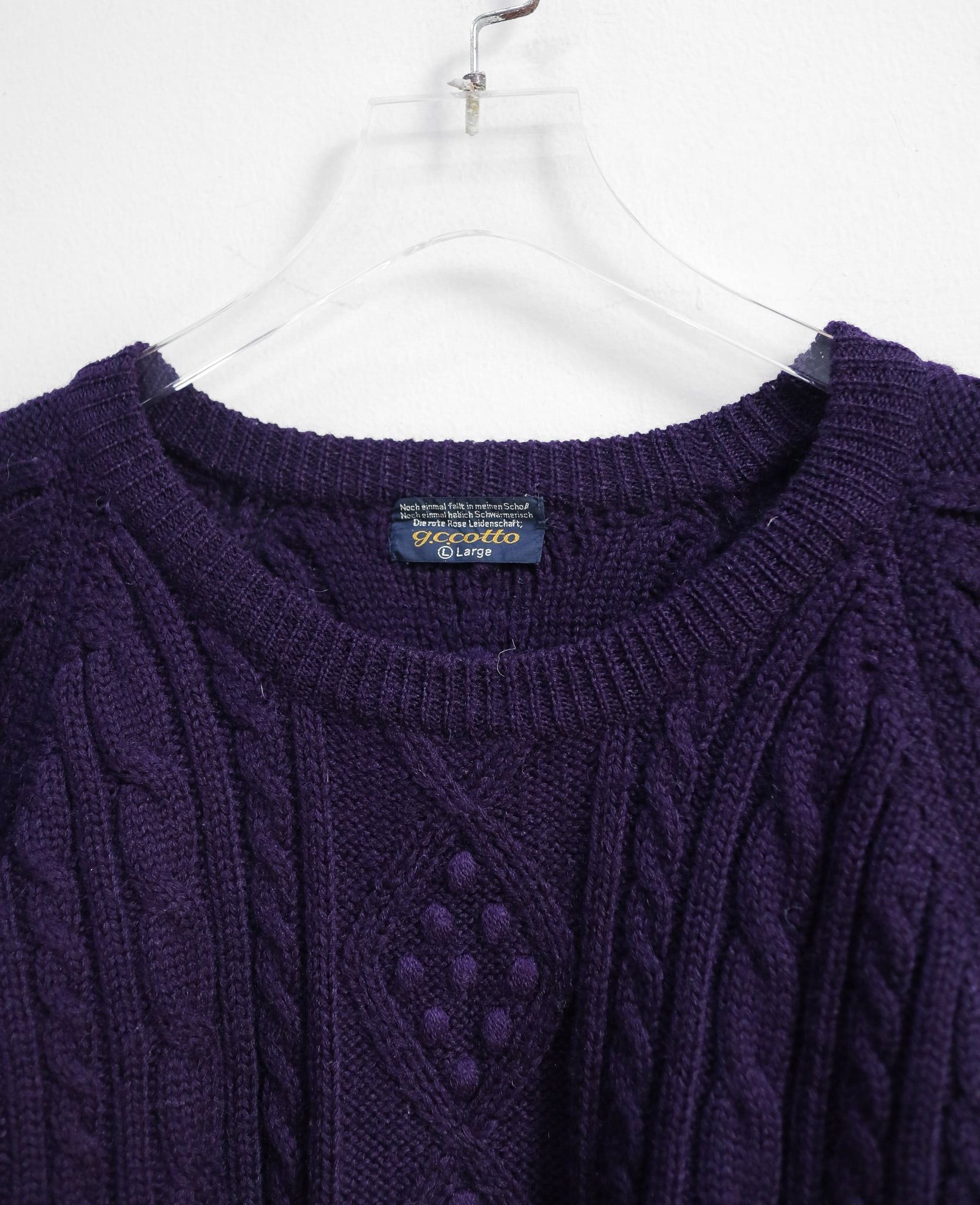  12.03.24 - VTG KNIT SWEATSHIRT - C.G.COTTO 