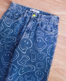  [PASS ĐỒ] - DENIM PANTS - PULL & BEAR X SMILEY 