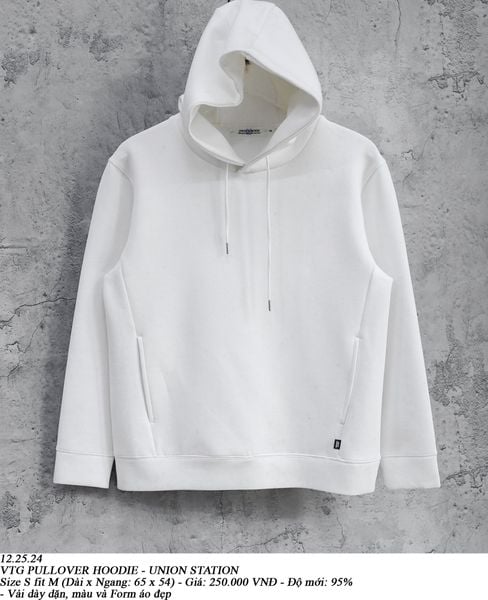  12.25.24 - VTG PULLOVER HOODIE - UNION STATION 