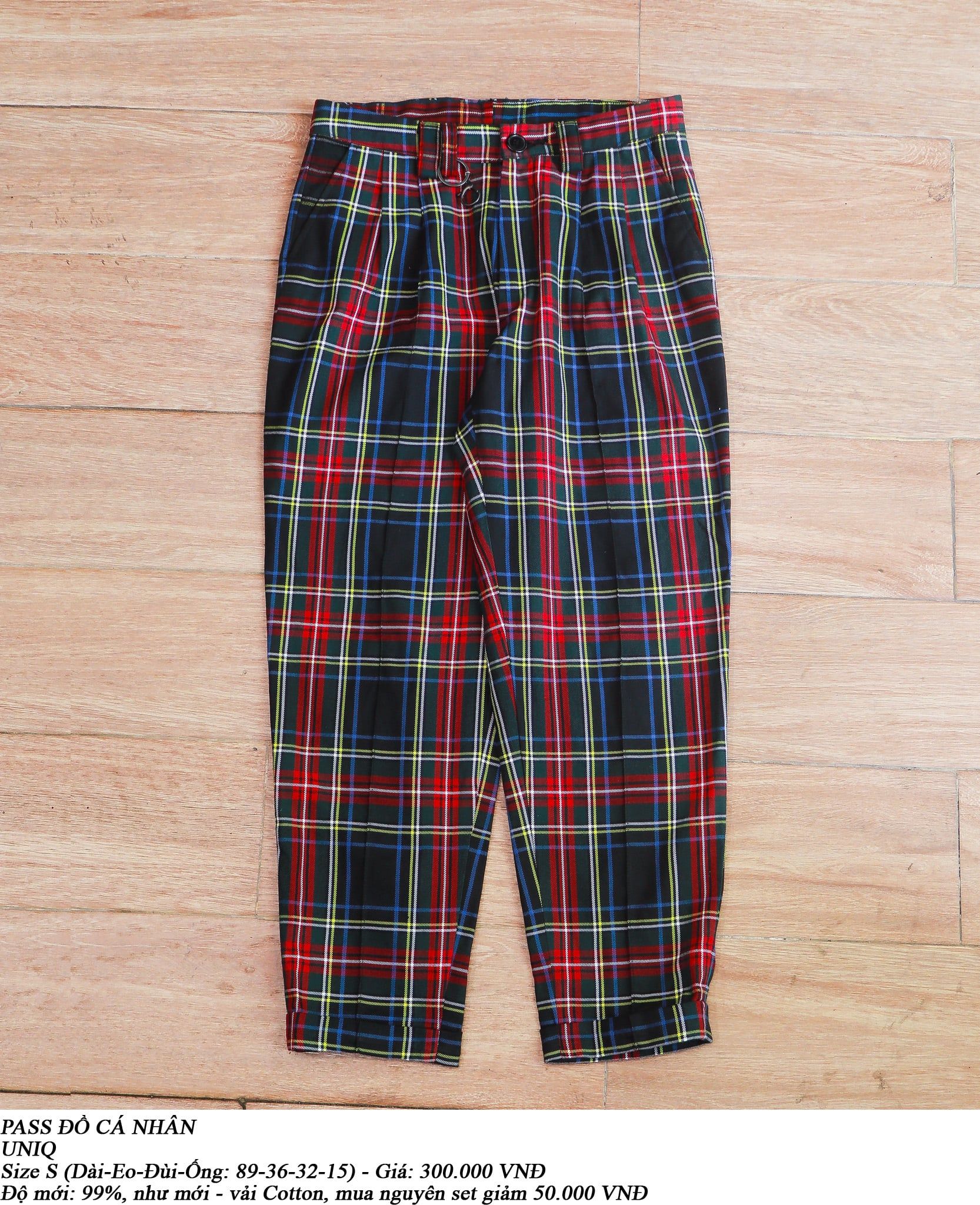 [PASS ĐỒ] - CROPPED DRESS PANTS - UNIQ 